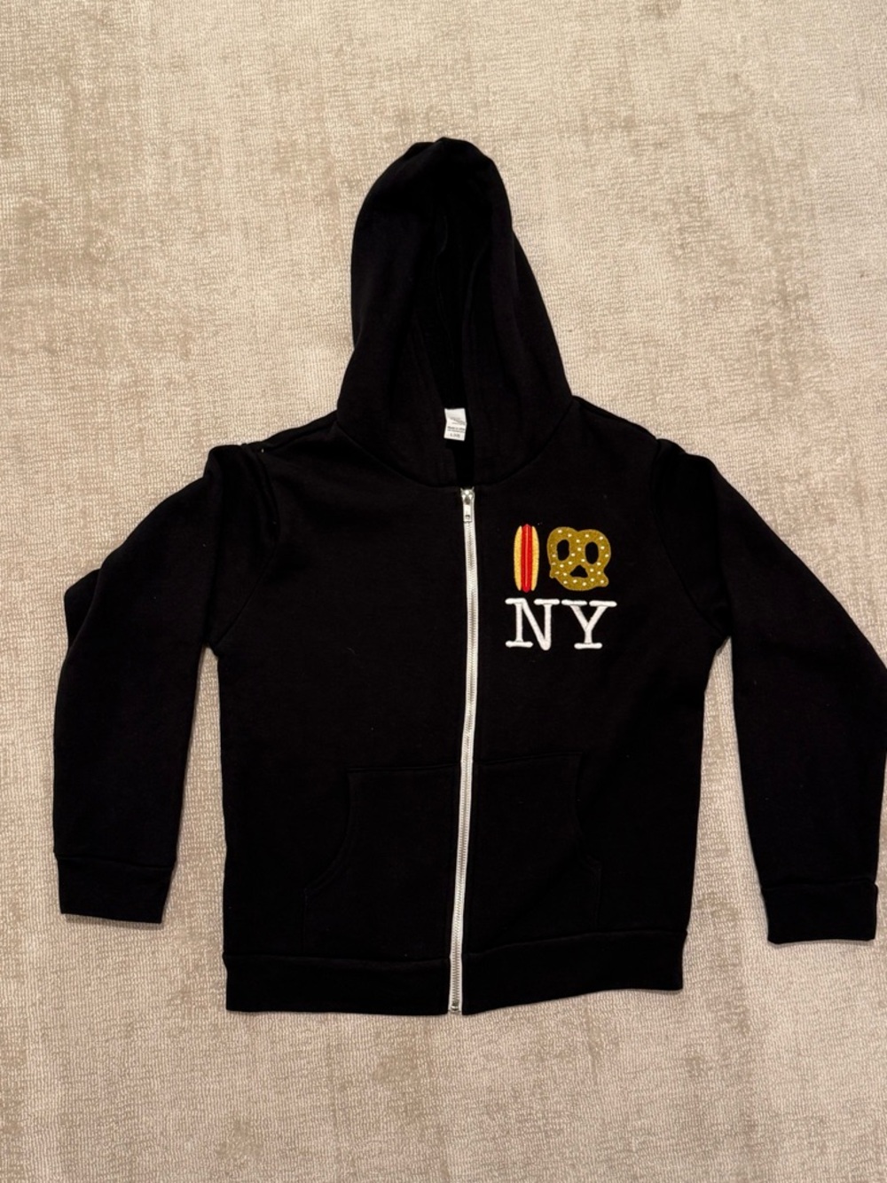 PiccoliNY Kids Black NYC Hoodie- NEW
